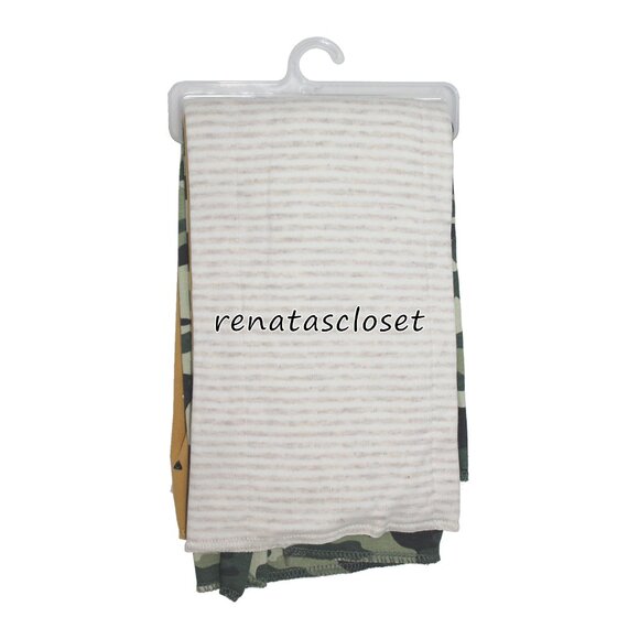 Gerber Baby's 3-pk Knit Tiger Burp Cloths Set NWT/NIP - Picture 4 of 6